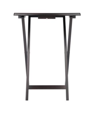 Allen 5-Piece Wood Snack Table Set