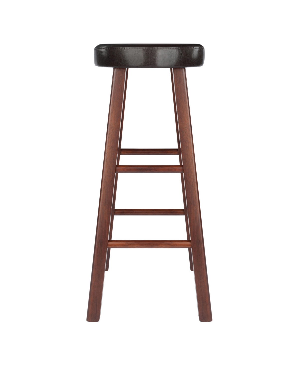 Winsome Maria 2-piece Wood Cushion Seat Bar Stool Set