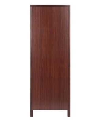 Brooke Jelly 47.44" Wood 3-Section Cupboard
