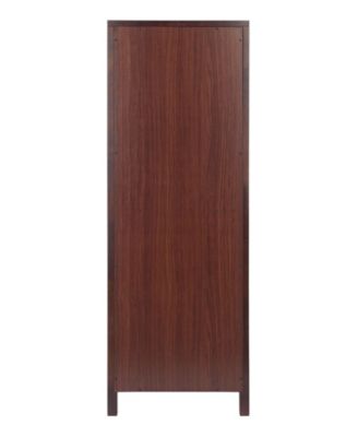 Brooke Jelly 47.44" Wood 4-Section Wine Storage Cupboard