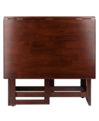 Clara 29.53" Wood Double Drop Leaf Dining Table