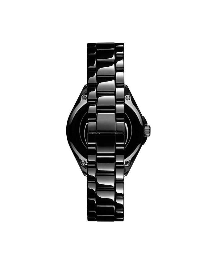 MVMT Women's Coronada Ceramic Black Bracelet Watch, 36mm Macy's