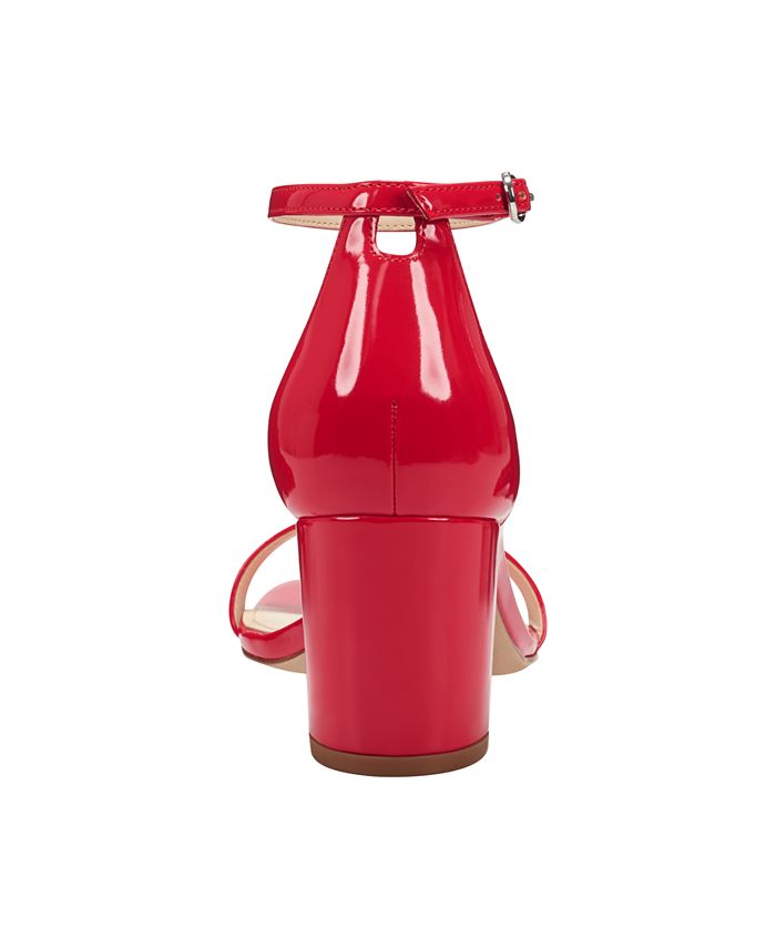 Marc Fisher Women's Jaron Square Toe Block Heel Dress Sandals Macy's