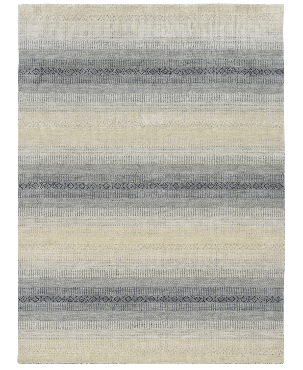 Km Home Sondrio 410 4' x 6' Area Rug - Silver