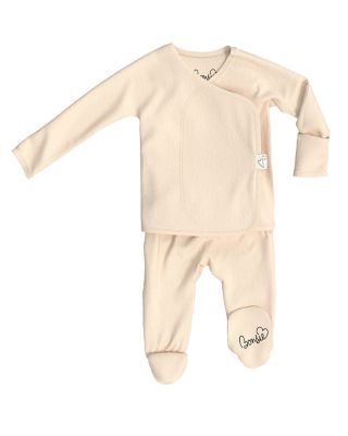 Bonsie Baby Baby Bonsie Skin to Skin Boy, Footie - Oat