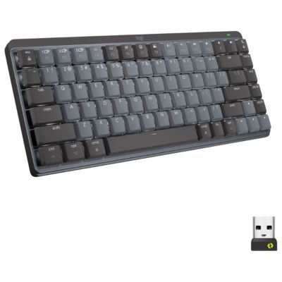MX Mechanical Mini Wireless Illuminated Keyboard, Tactile Quiet Switches, Graphite
