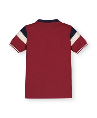 Baby Boys Organic Cotton Short Sleeve Henley Tee