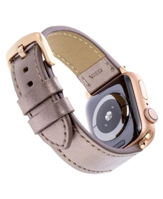 Metallic Genuine Leather Band designed for Apple Watch&reg; 42mm (Series 10) & 38/40/41mm