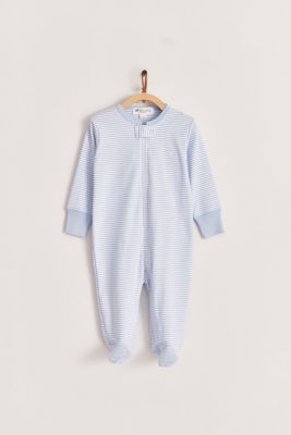Baby Boys Premium Peruvian Pima Cotton Woods Zipper Footed pajama
