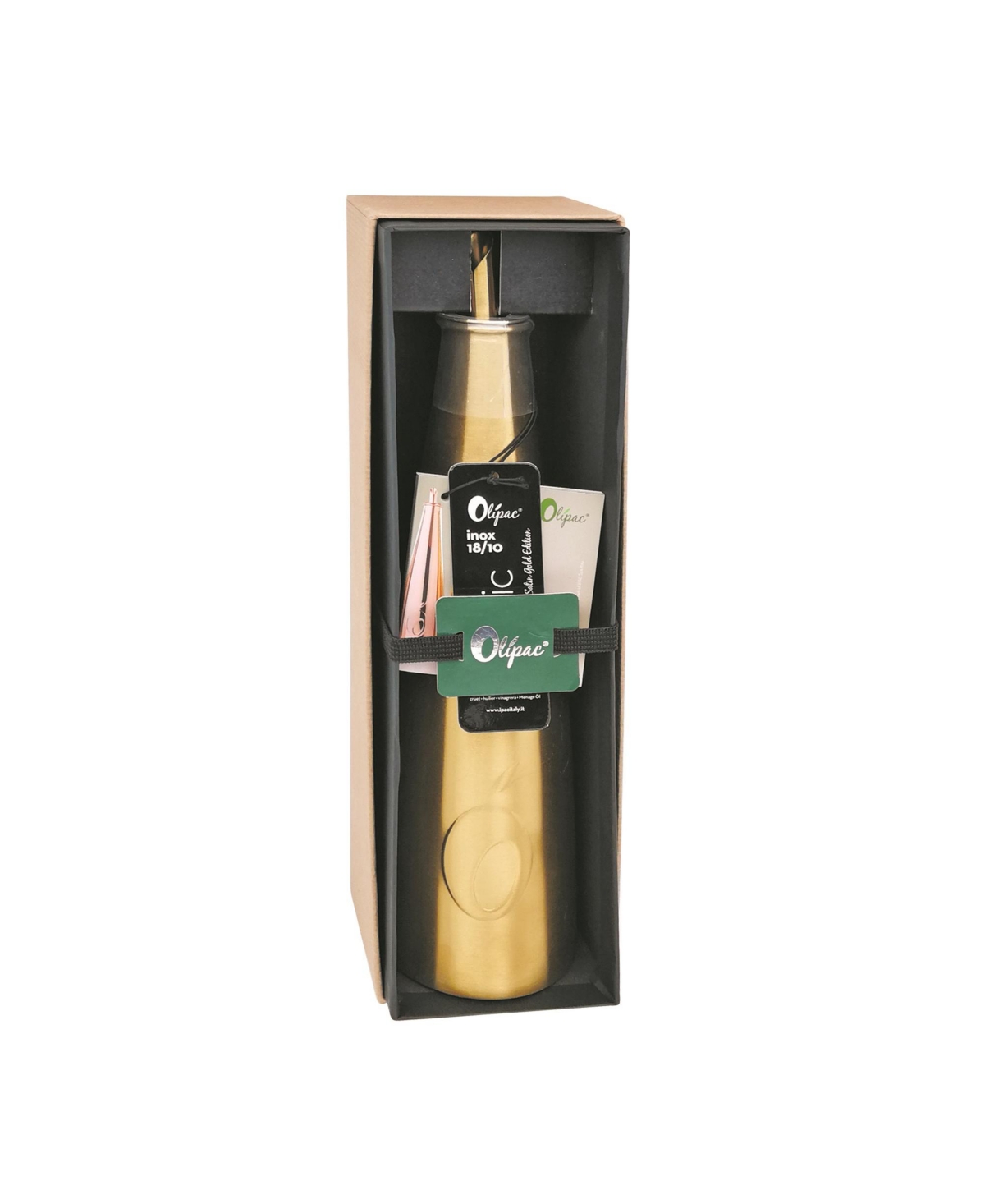 Olipac Chic 500 ml Satin Gold Dispenser Stainless Steel