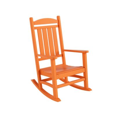 All-Weather Outdoor Patio Poly Classic Porch Rocking Chair