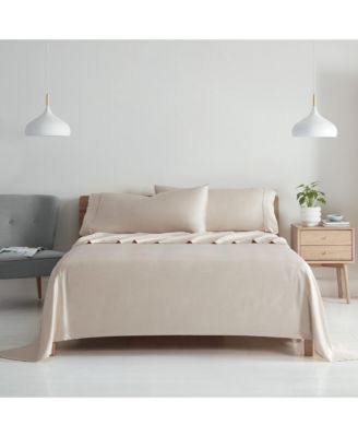 Eucalyptus Sheet Set, (Full Bed Size), 1 Flat Sheet, 1 Fitted Sheet, 2 Pillowcases, Ultra Soft Fabric, Breathable and Cooling, Eco-Friendly