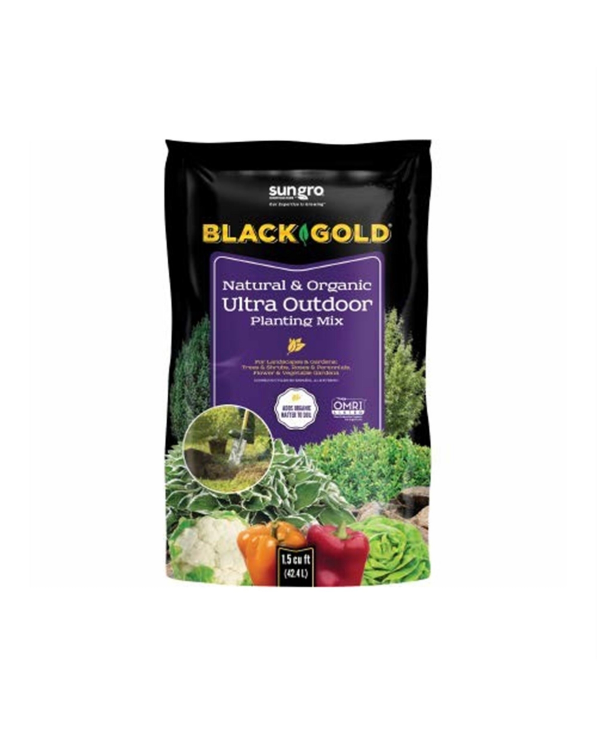 Black Gold Natural & Organic Ultra Outdoor Planting Mix, 1.5 Cf