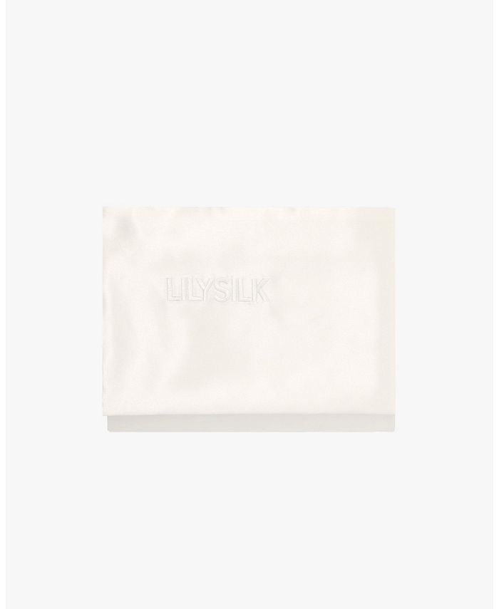 LILYSILK Monogrammed Silk Beauty Sleep Set Queen, Include 1 Silk Eye