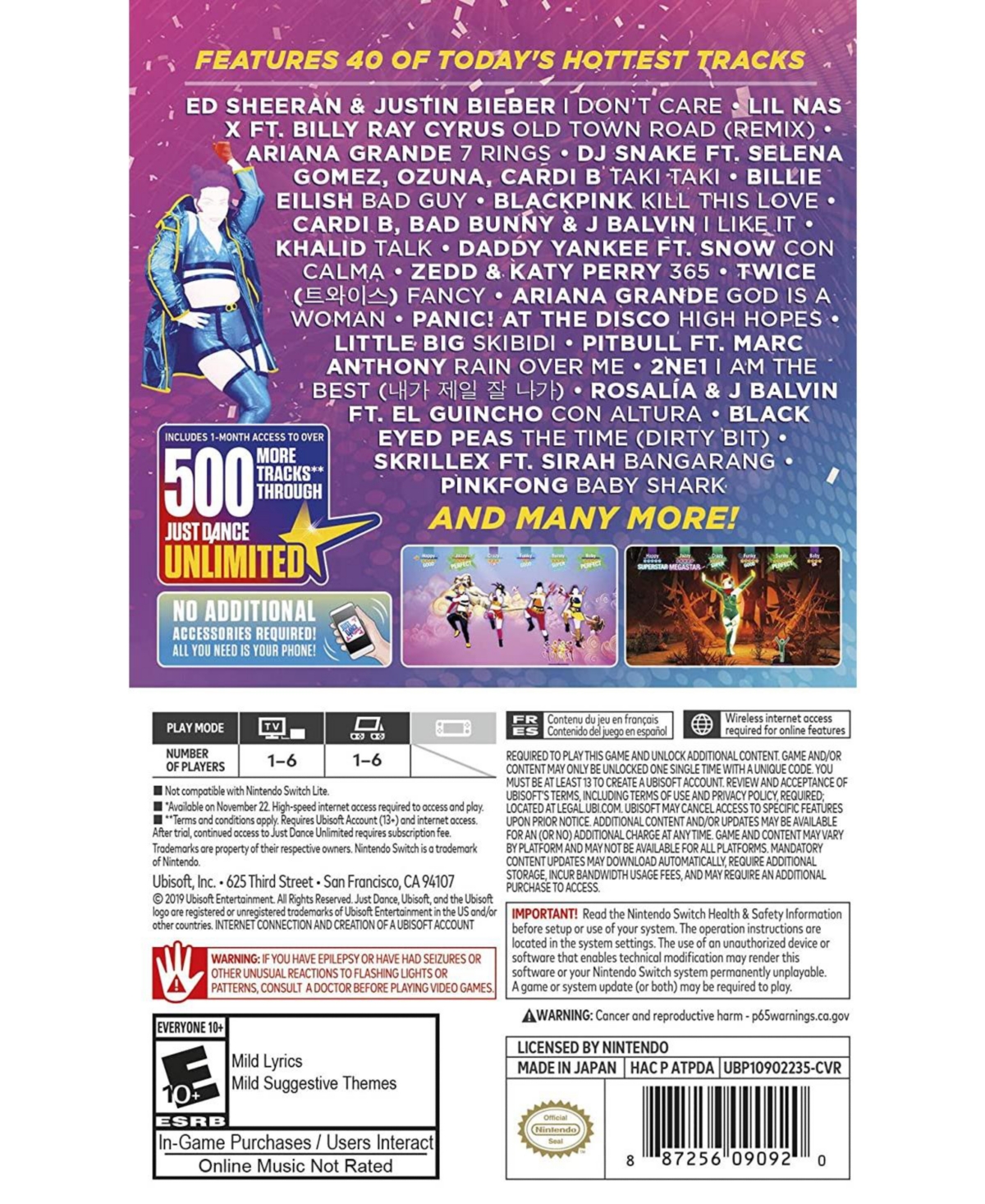 Just Dance 2020 - Nintendo Switch