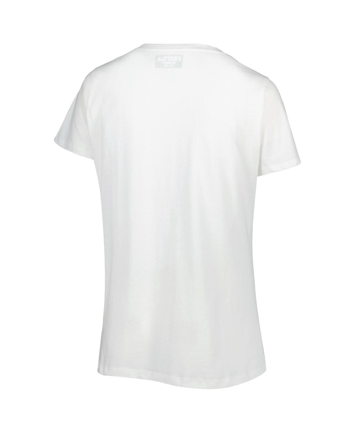 Women's Arctic Camo Ohio State Buckeyes Plus Size Pieced Body V-Neck T-shirt - Arctic Camo