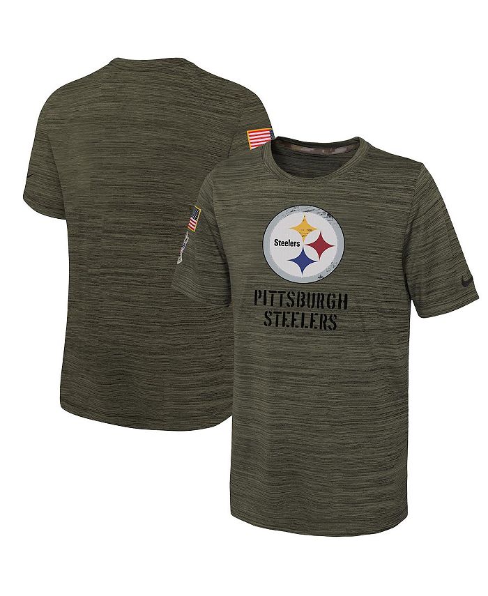 Nike Big Boys Olive Pittsburgh Steelers 2022 Salute To Service Velocity  T-shirt - Macy's