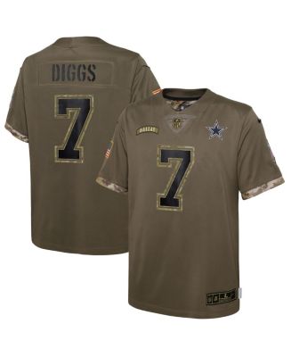 Lids Trevon Diggs Dallas Cowboys Nike 2022 Salute To Service Limited Jersey  - Olive