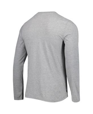 Men's Heathered Gray Los Angeles Rams Combine Authentic Red Zone Long Sleeve T-shirt