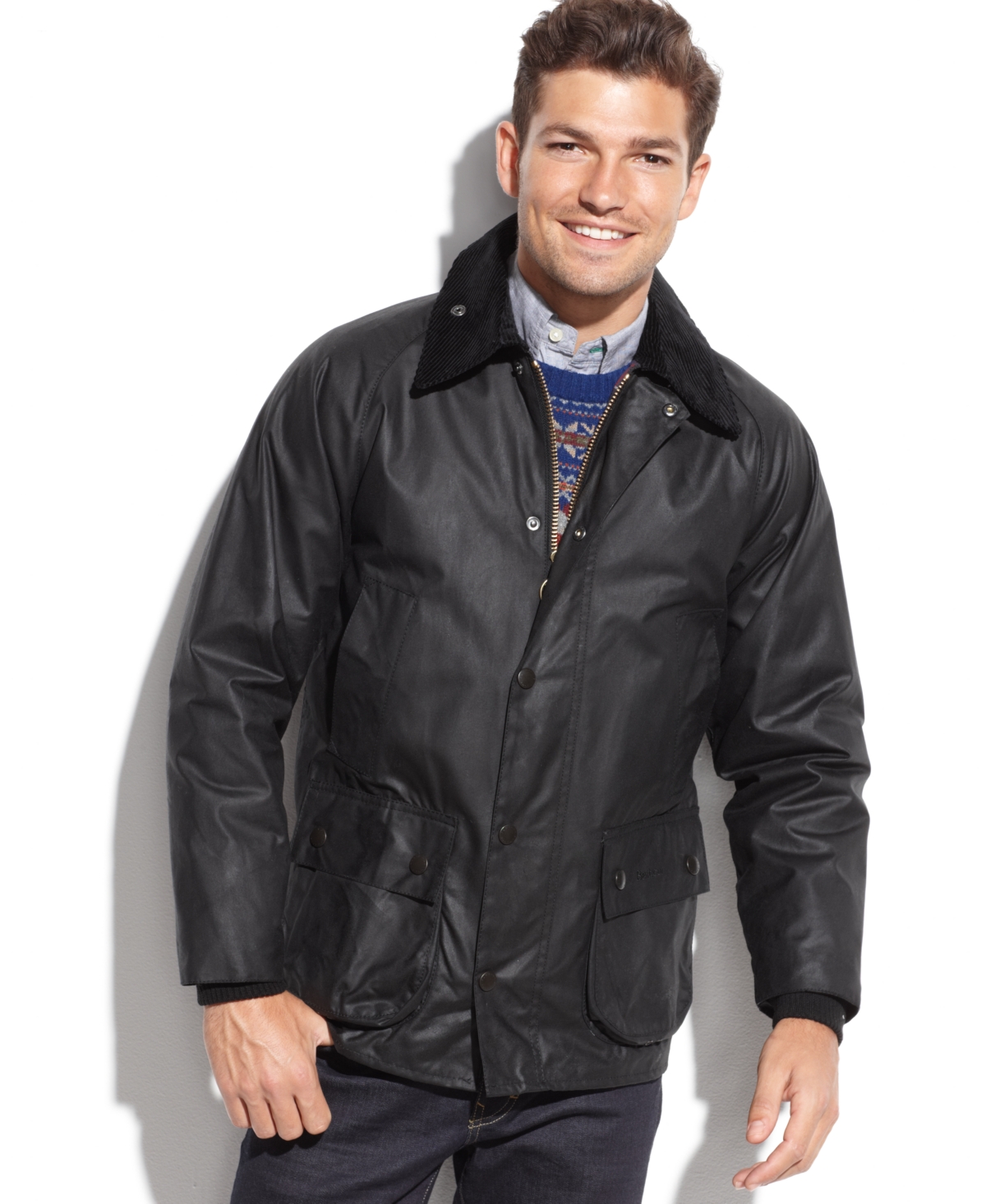 BARBOUR MEN'S BEDALE WAXED JACKET 