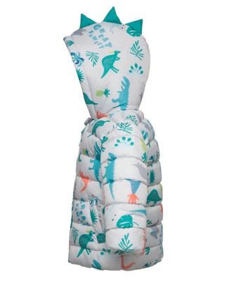 Baby Boys Fleece Hooded Puffer Jacket