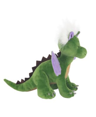 Lambs  Ivy Dragon Plush Green/Purple Stuffed Animal Toy - Gus