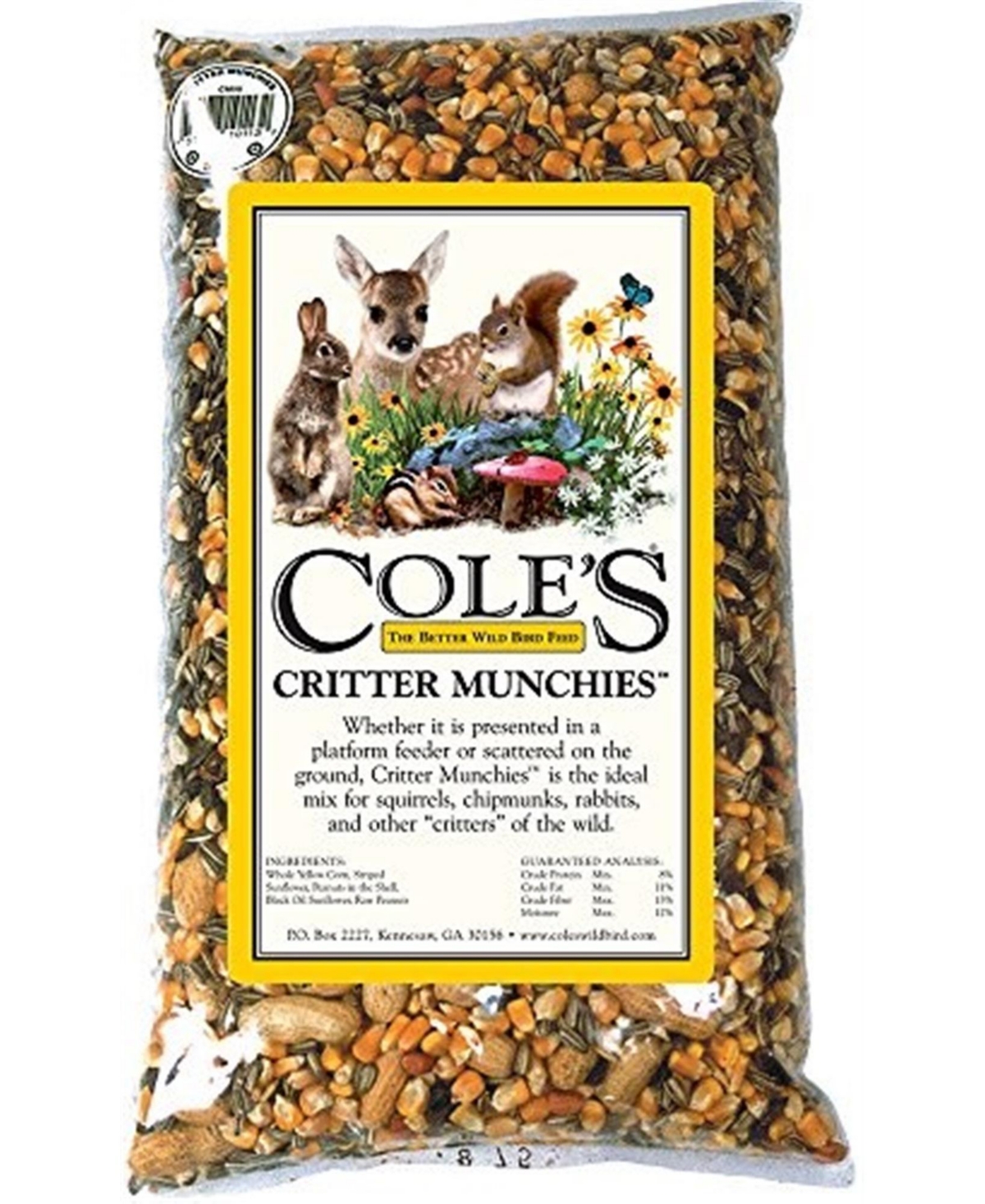CM20 Critter Munchies Wild Animal Food, 20-Pound Bag - Multi