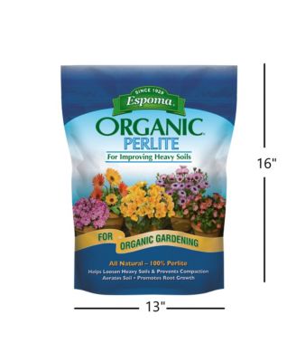 PR8 Organic Perlite For Healthy Plant Soil, 8 Quart Pack of 1