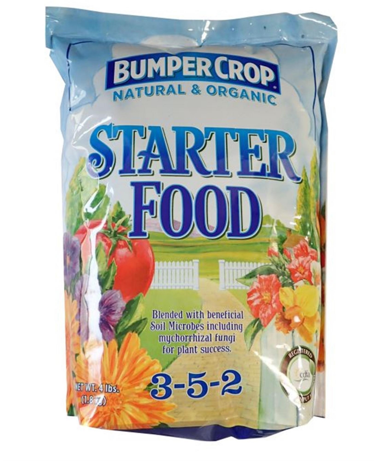 Starter Food 3-5-2, Natural & Organic, 12lb - Brown
