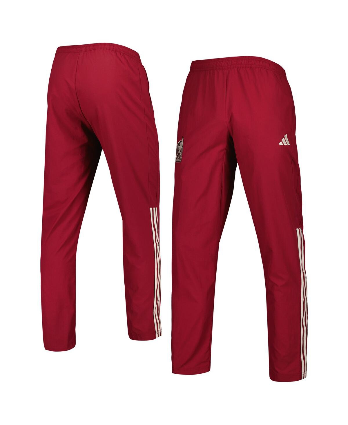 Men's adidasMexico National Team Aeroready Pre-Match Pants - Burgundy