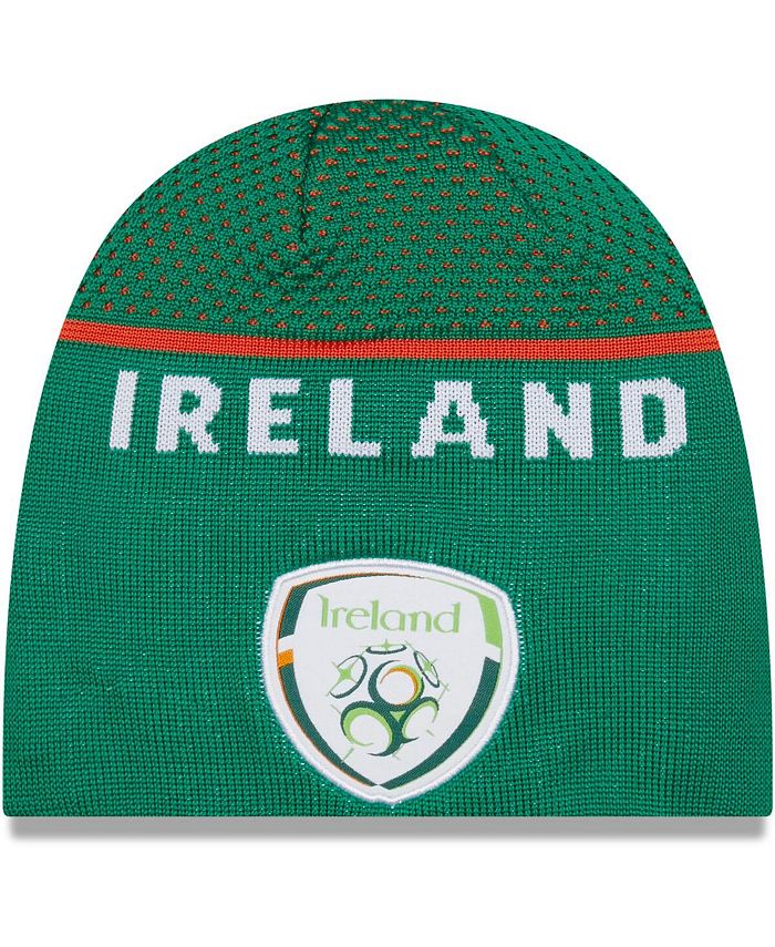 New Era Men's Green Ireland National Team Engineered Skull Knit Beanie