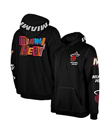 Men's Black Miami Heat 2022/23 City Edition Elite Pack Pullover Hoodie