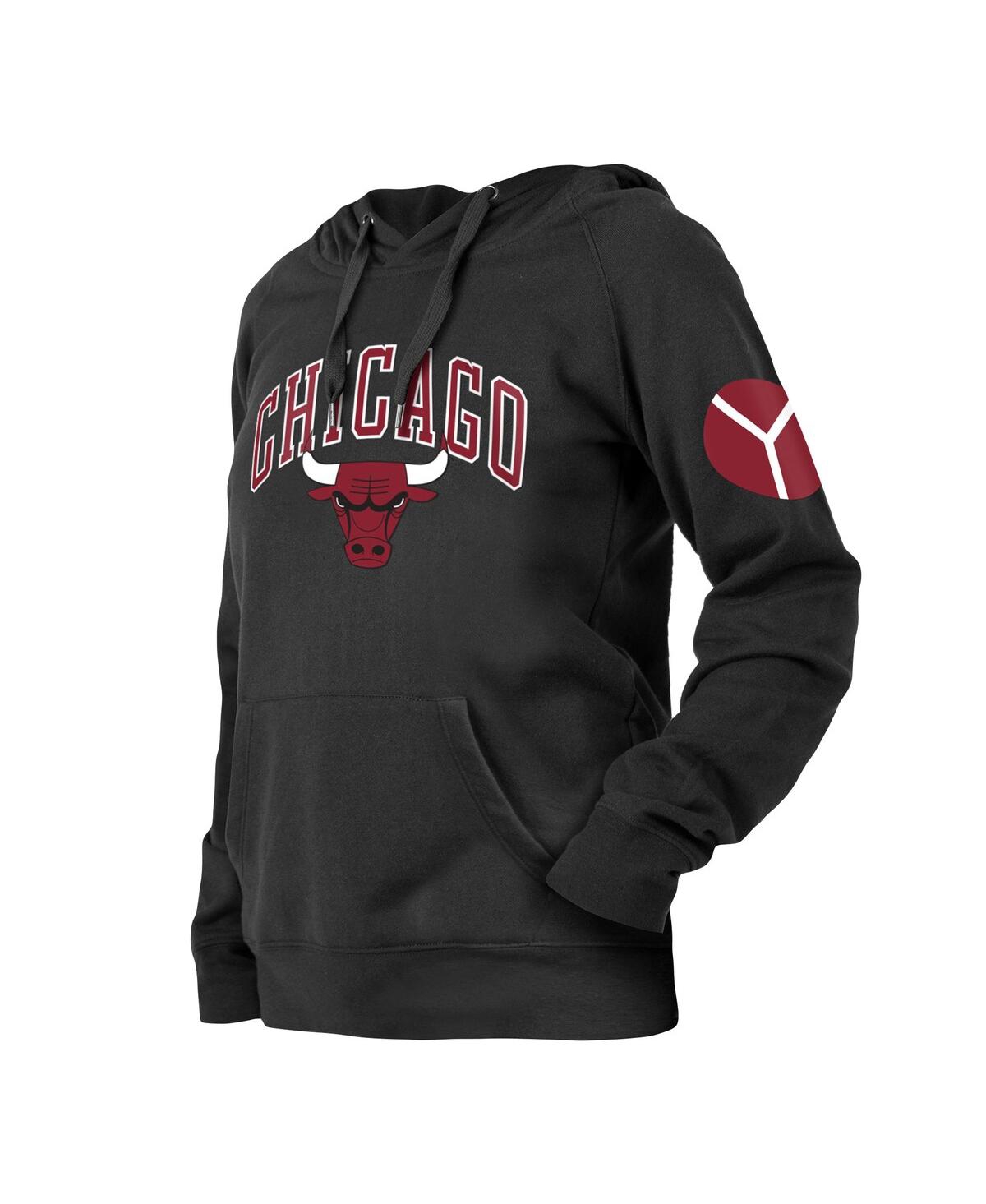 Women's New EraChicago Bulls 2022/23 City Edition Pullover Hoodie - Black