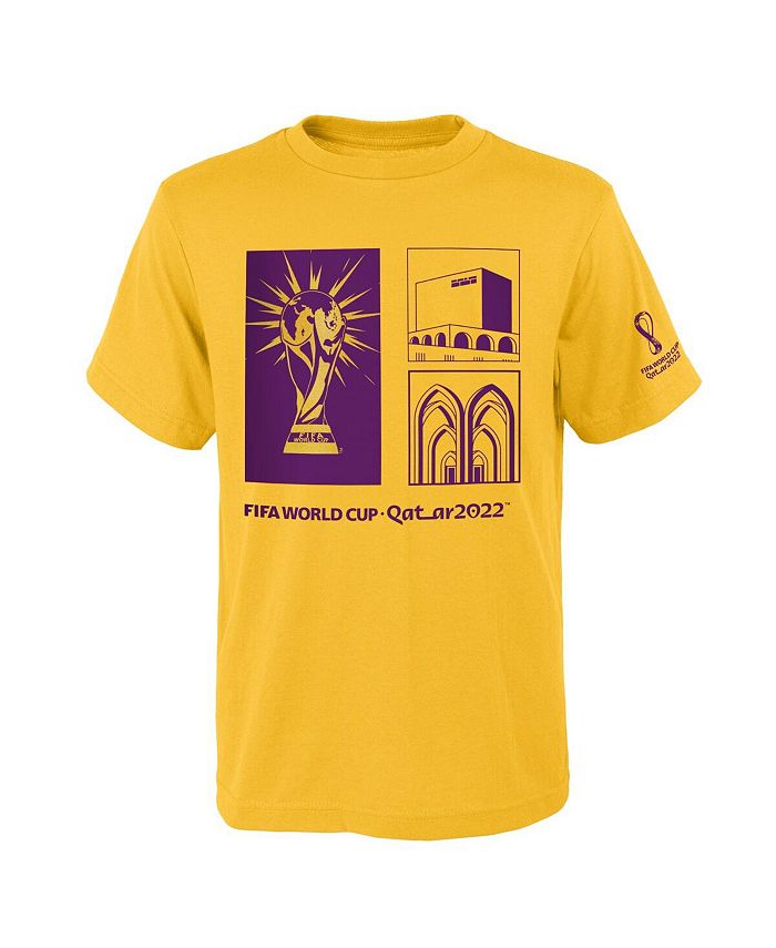 OuterStuff Men's FIFA World Cup Around The World T-Shirt - Officially Licensed Soccer Fan Tee 7 thumbnail image