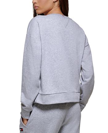 Tommy Hilfiger Women's Drop-Shoulder Sweatshirt - Macy's