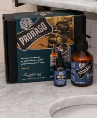 2-Pc. Beard Care Set For Full Or Long Beards - Azur Lime Scent