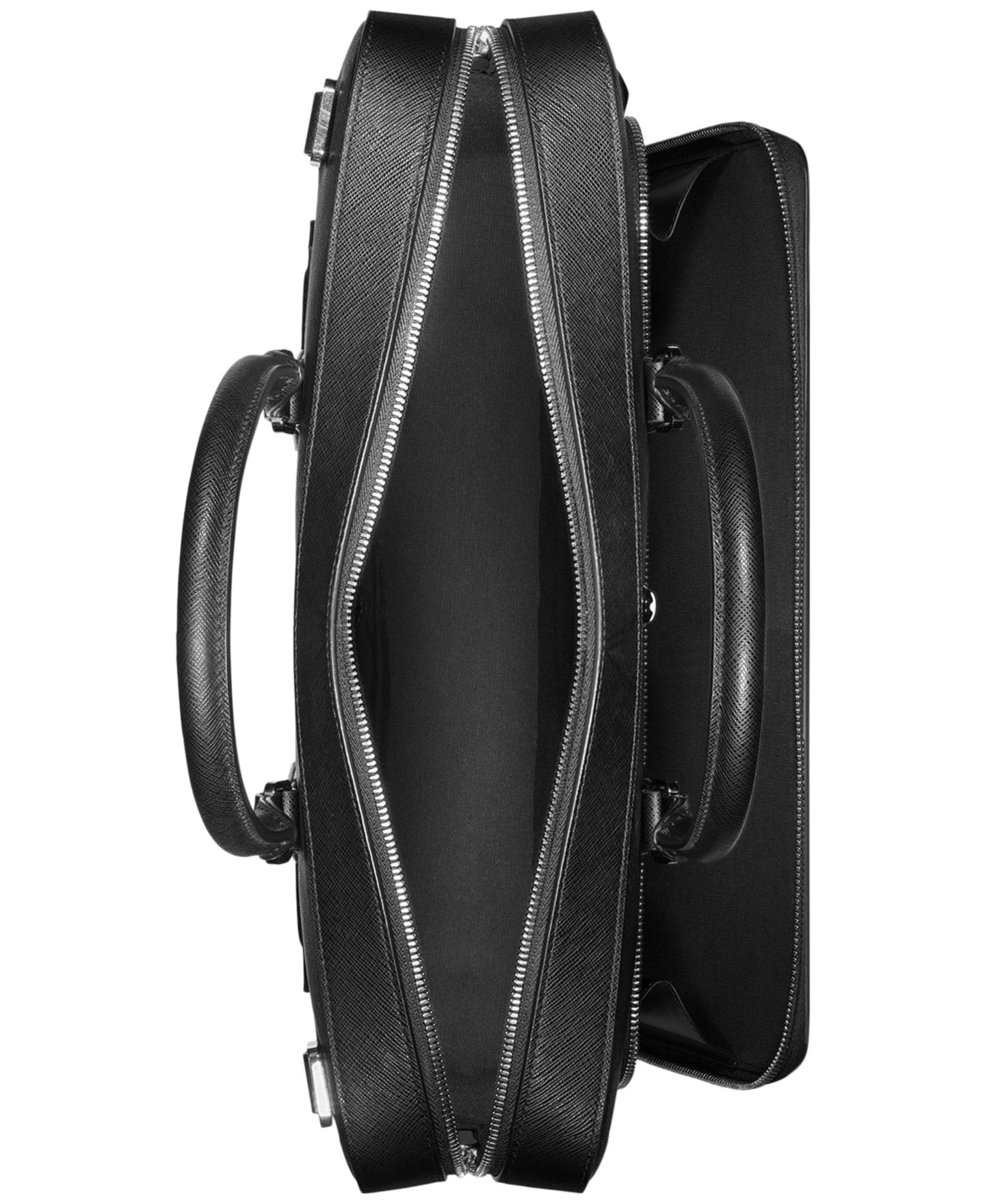 Мужская сумка Montblanc Sartorial Medium Leather Briefcase Document Case — фото 5