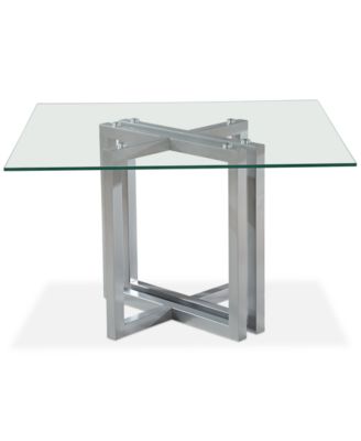 Emila Square Glass Dining Table, Created for Macy's
