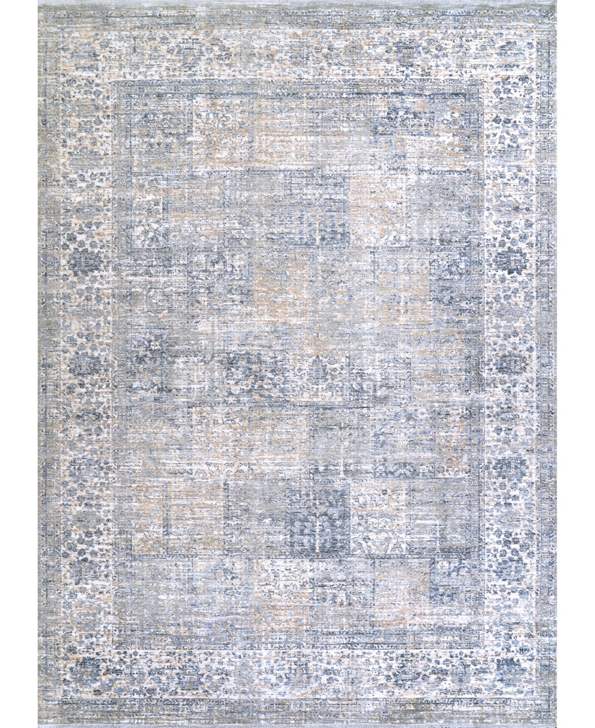 Couristan Couture Persian Garden 7'10in x 10'9in Area Rug - Gray, Beige