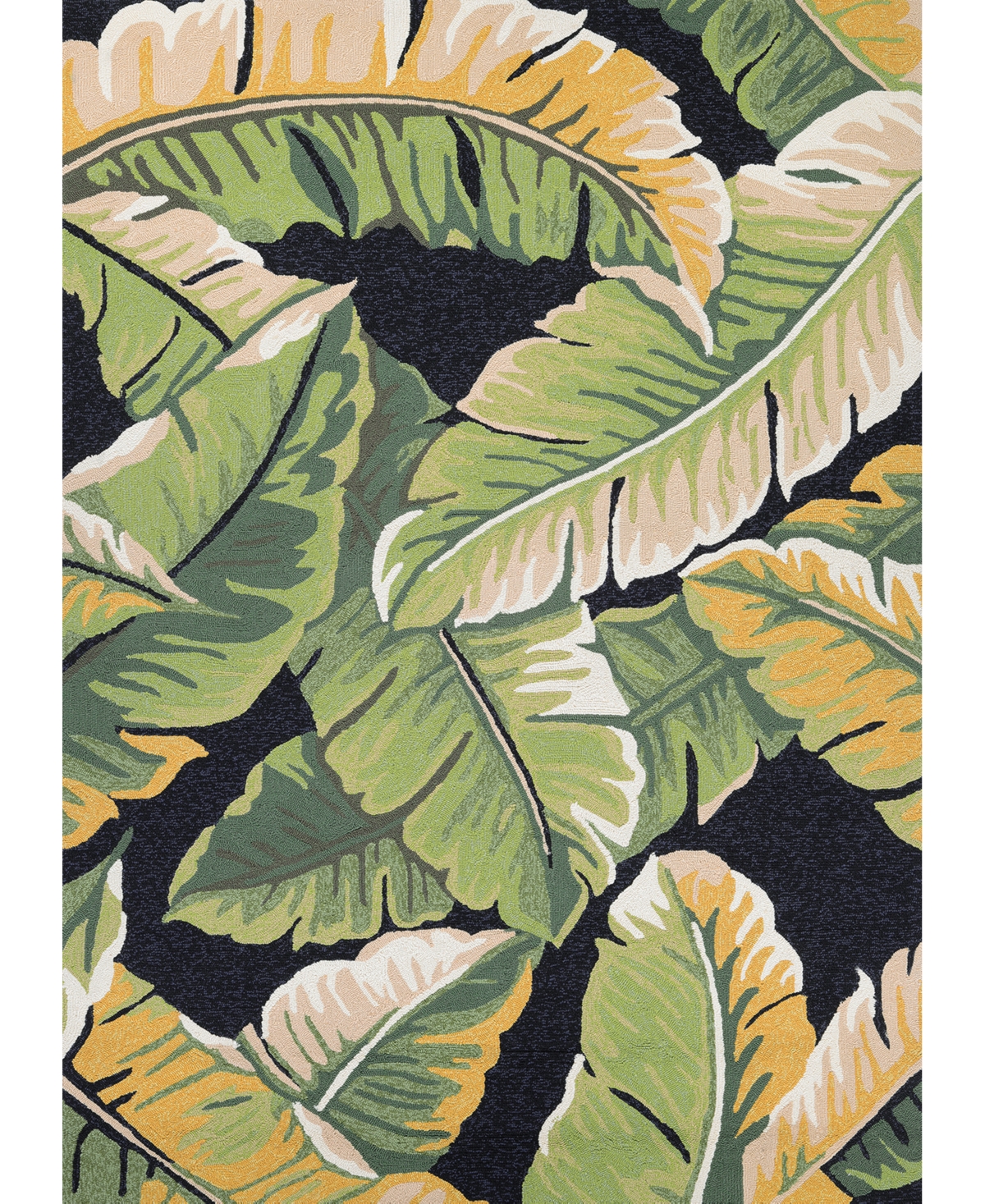 Couristan Covington Rainforest 8' x 11' Area Rug - Moss, Black