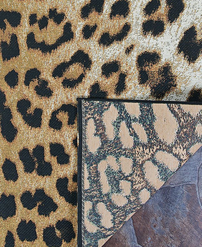 Couristan Dolce Amur Leopard 2'3" x 3'11" Area Rug Macy's