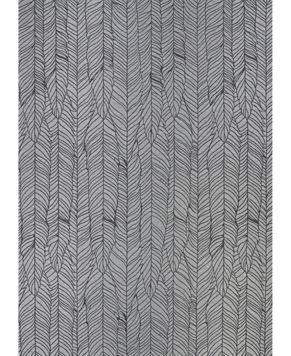 Couristan Dolce Majorelle 5'3in x 7'6in Area Rug - Silver