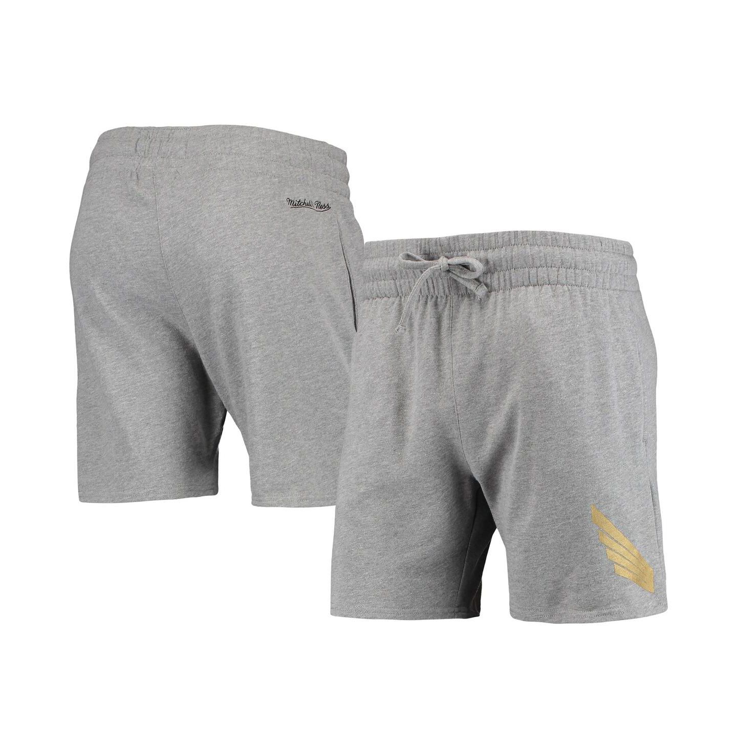 Женские шорты Mitchell & Ness Heathered Gray Lafc Logo — фото 1