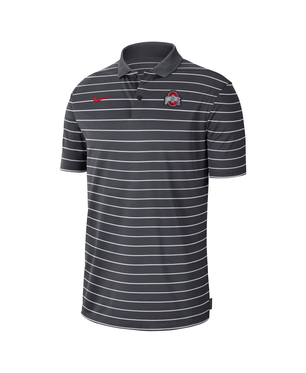 Shop Nike Men's  Anthracite Ohio State Buckeyes 2022 Early Season Coaches Performance Polo Shirt