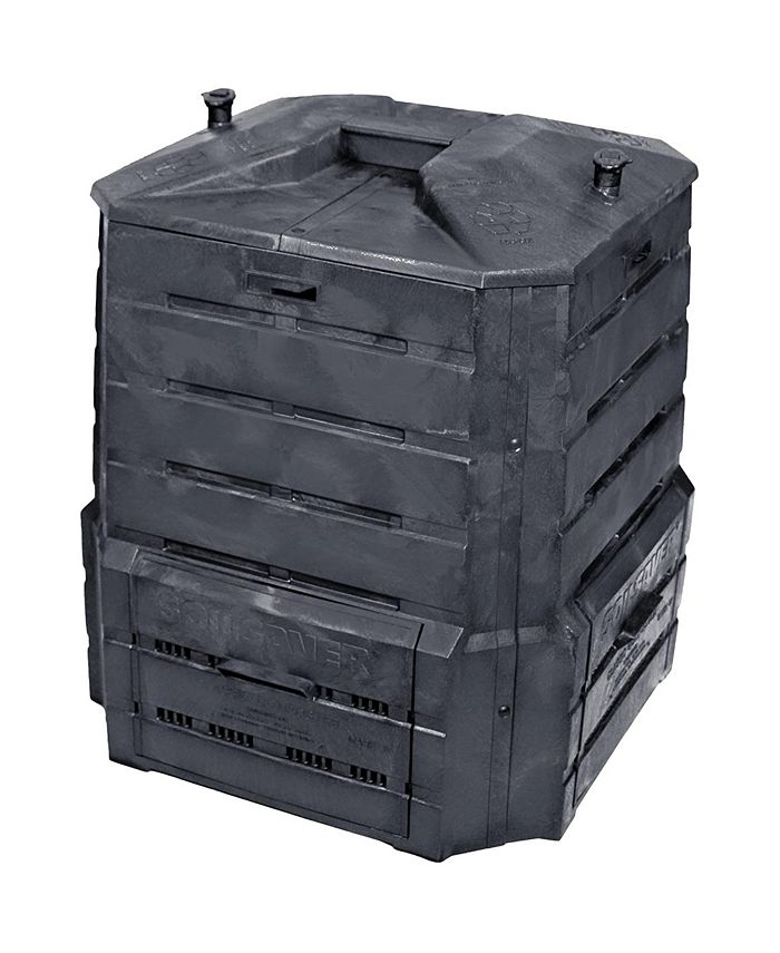 Algreen Products Soil Saver Classic Compost Bin, Black, 94 Gallons Macy's