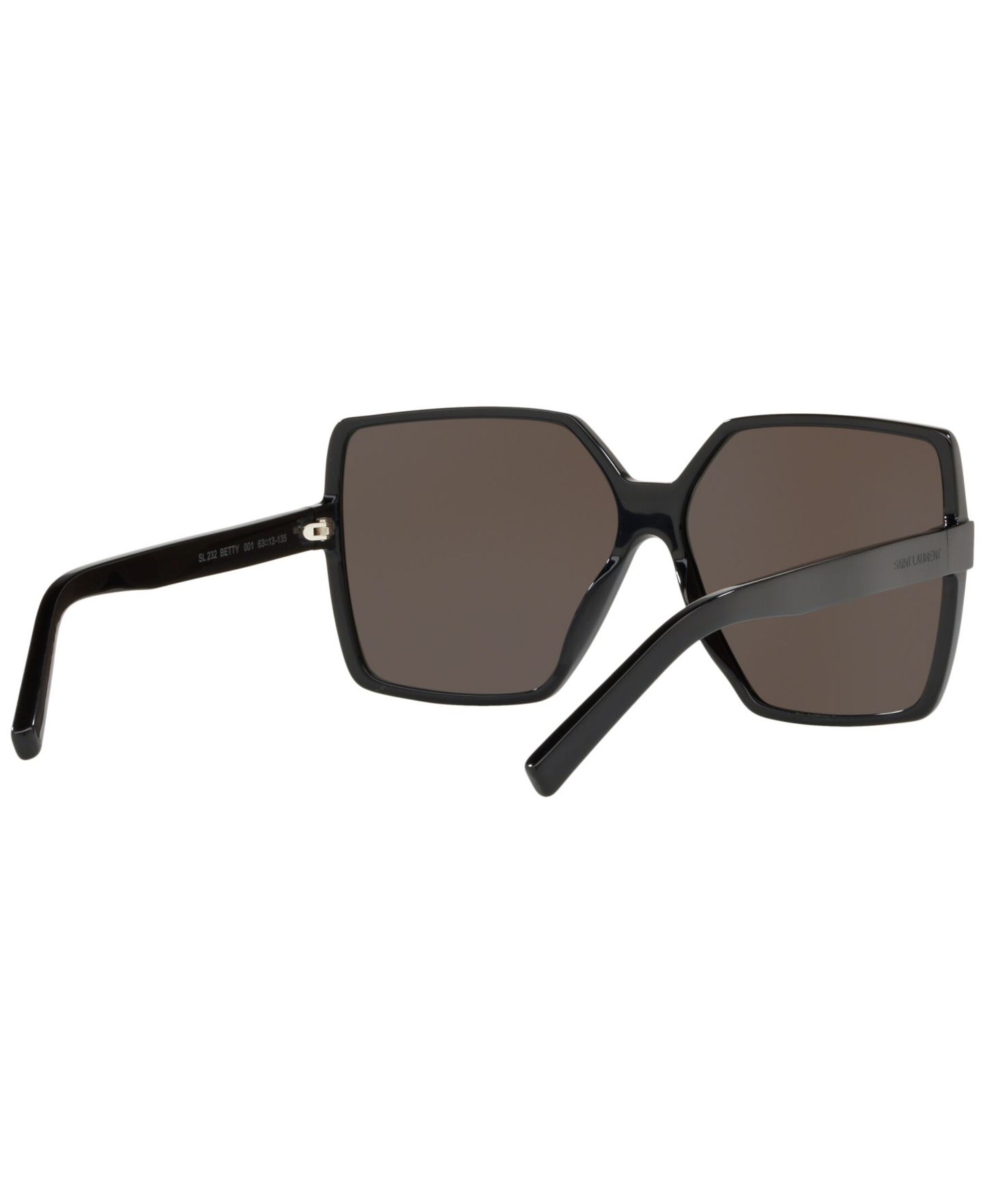 Женские солнцезащитные очки Saint Laurent Sunglasses, SL 232 Betty, цвет: Чёрный блестящий — фото 4