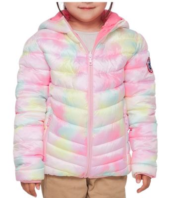Girls Reversible Lightweight Puffer Jacket