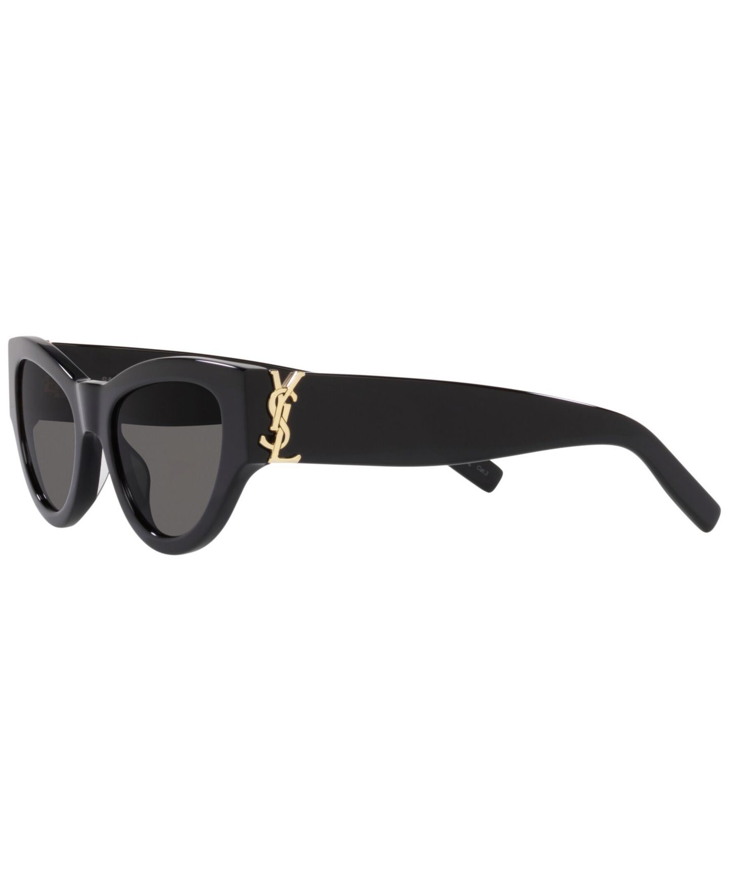 Солнцезащитные очки Saint Laurent Unisex Sunglasses, SL M94, цвет: Чёрный — фото 8