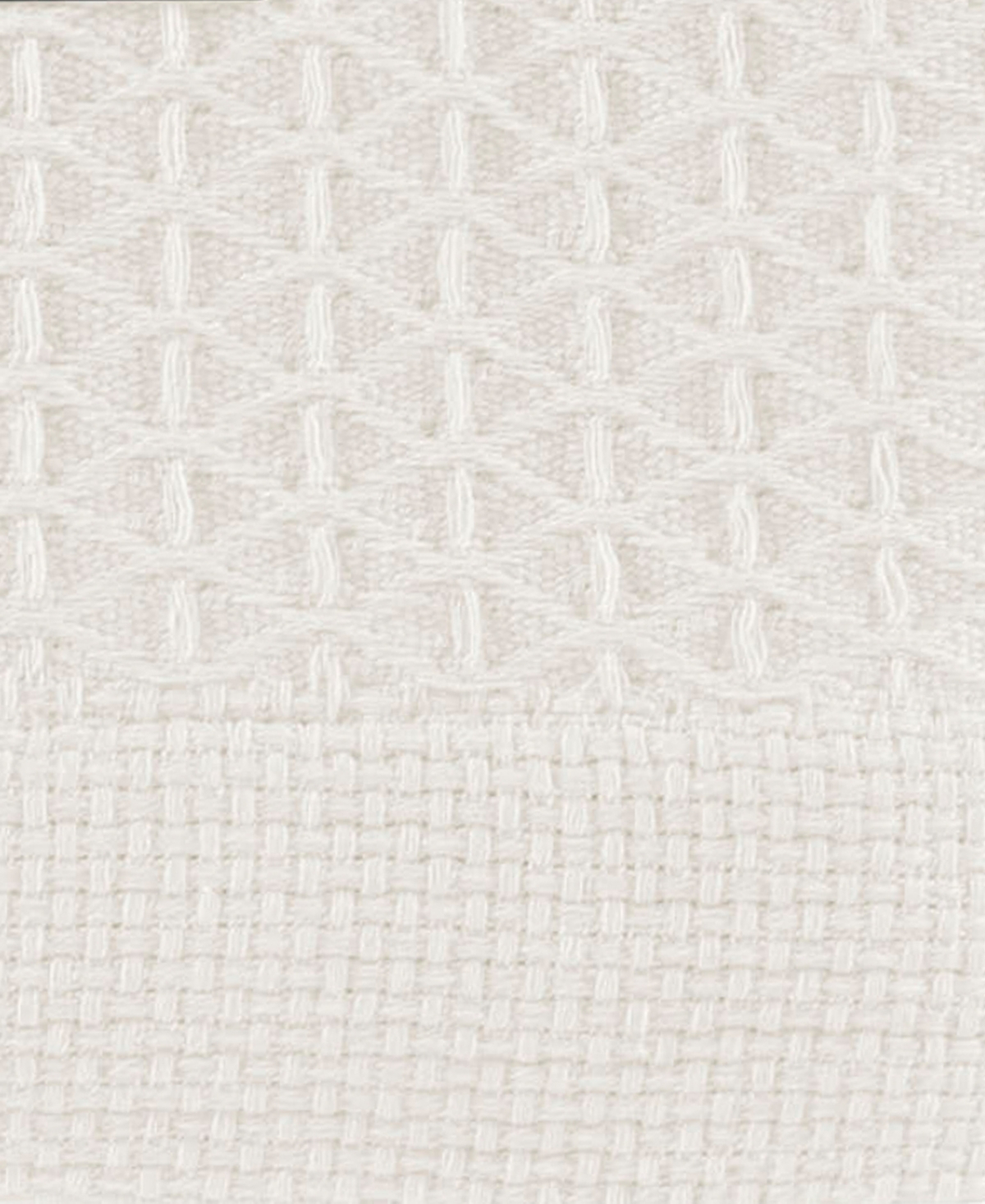 Closeout! Nautica Baird Solid Cotton Dobby Reversible Blanket