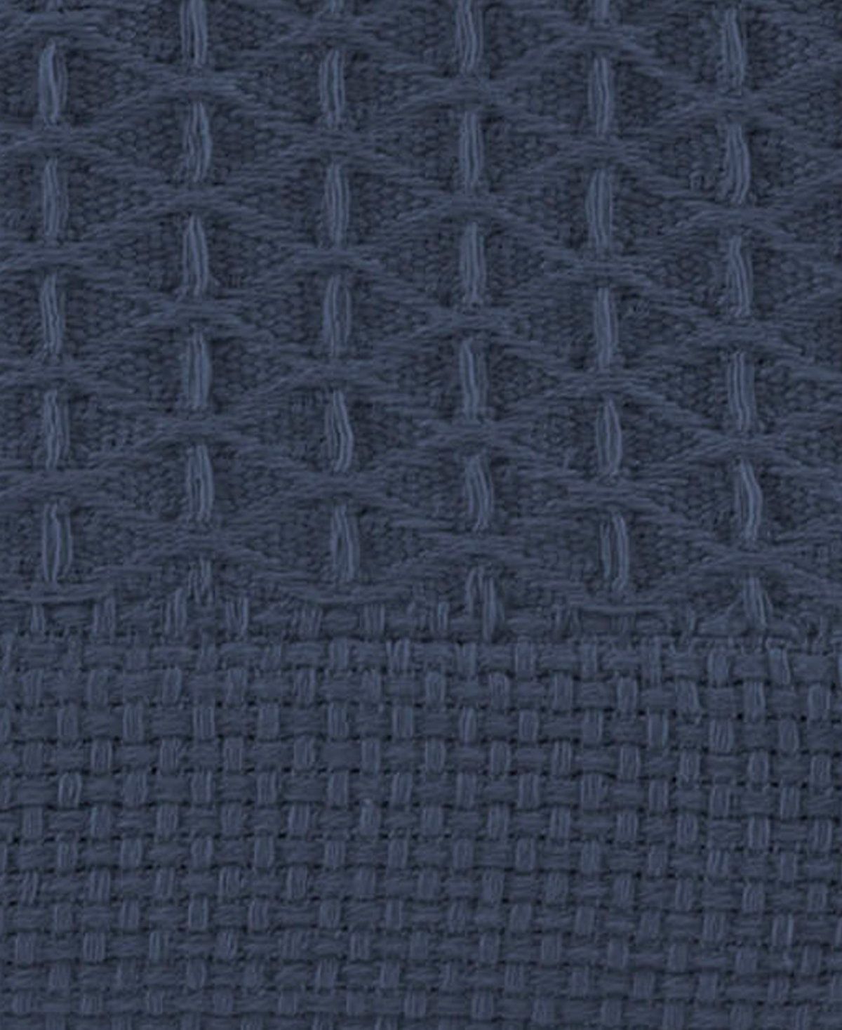 Closeout! Nautica Baird Solid Cotton Dobby Reversible Blanket